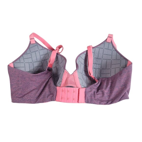 Victoria's Secret Uplift Semi Demi Bra Purple Pink 34D Underwire Seamless Molded - Picture 5 of 9